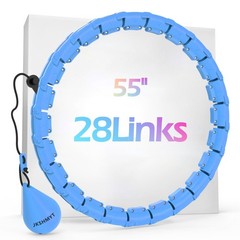 Weighted Hula Circle Hoops for Adults Weight Loss, Infinity Fitness Hoop Plus…