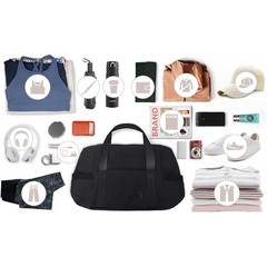 Versatile Travel Gym Bag W/ Yoga Mat Holder Multi Pocket Anti-Theft Design New