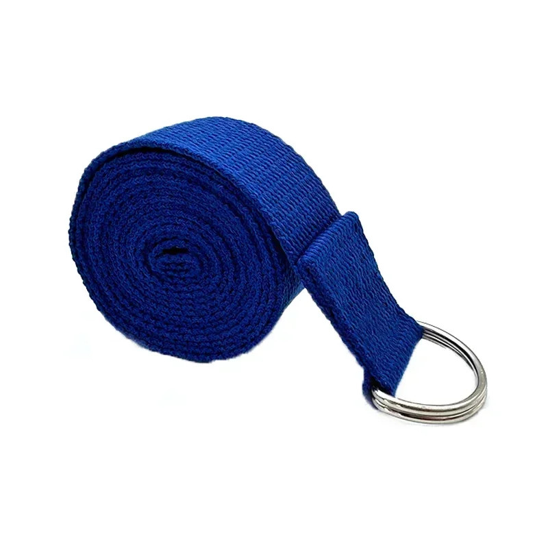 Yoga Strap Cotton 183cm Adjustable D Ring Belt Stretch Exercise Pilates
