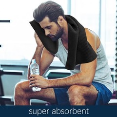 Vnoss Microfiber Gym Towels For Working Out Quickly Dry Yoga Towels For Men