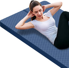 Large Exercise Mat – 15Mm/20Mm/30Mm Thick Yoga Mat | Workout Mat for Fitness, Yo