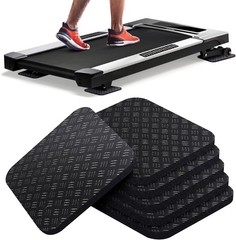 Treadmill Mat Pads 4PCS- Double-Sided Non-Slip – Anti Vibration Mat for