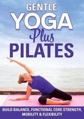 Gentle Yoga Plus Pilates DVD: Low Impact Abs, Core, Flexibility, Balance,…