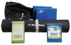 NORDICTRACK YOGA FOR PERFORMANCE – YOGA MAT, GUIDEBOOK, VHS TAPE, STRAP, BLOCKS