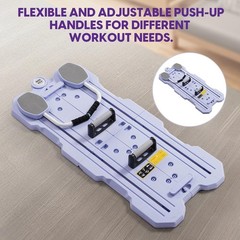 New — 5-in-1 Foldable Pilates Board with Resistance Bands for Home Gym Workouts