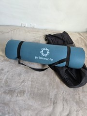 Teal Primasole Yoga Mat With Carrying String And Carrying Bag