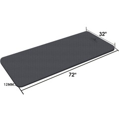 Hatha Yoga Extra Thick TPE Yoga Mat – 72″x 32″ Thickness 1/2 Inch -Eco Friend…