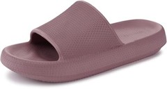 Slippers for Women Non Slip | Cushioned Thick Sole Slides | 7.5-8.5 Blush
