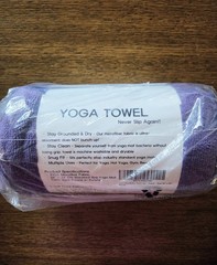 Sumi Eco Extra Thick Yoga Mat Towel Super Absorbent Grip Microfiber 24×72 Purple