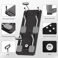 Pilates Board – Pilates Reformer Set, Multi-Purpose Foldable Pilates Reformer Bo