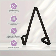 Adjustable Yoga Mat Storage Strap with Thickened Carrier – Multi-Purpose Fitness