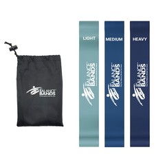 Pro Balance Bands – 3 Premium Loop Band Set