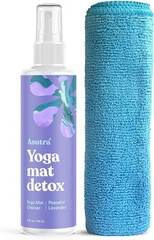ASUTRA Yoga Mat Cleaner Spray (Peaceful Lavender), 4 fl oz – No Slippery Residue