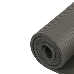 2 pieces gymnastics mat gray 190x60x1 cm sports mat yoga mat Pilates yoga mat