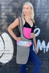 Yoga Mat Carrying Tote Bag with Large Size Pockets Fit Most Size Mats