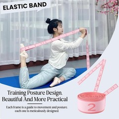 Multi-Loop Stretch Band – Yoga, Pilates, Ballet, and Physical Therapy Stretch…