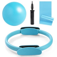 Pilates Ring, Pilates Ring Circle and Ball Set, 12 Inch Magic Circle Pilates …