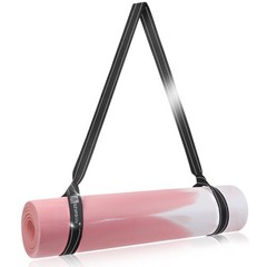 A AZURELIFE [MAT NOT Included] Yoga Mat Sling, Straps 71″, #1-black