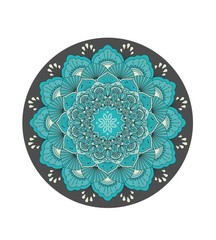 Pilates Mat Round Oversize Yoga Mat Suede Rubber Non-Slip Dia 140cm Exercise …