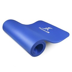 Extra Thick Yoga and Pilates Mat 1/2” (13mm) or 1″ (25mm), 71-inch 1/2″ Blue