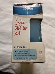 Weight Watchers Yoga Starter Kit 2 Complete Workouts w/ DVD Yoga Strap Block NEW