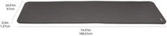 1/2Inch Extra Thick Exercise Yoga Mat w/ 73.2″L x 24.3″W x 0.5″T & Elastic Strap