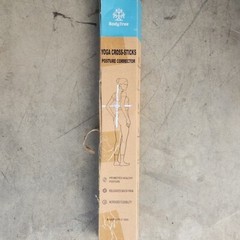 Body Tree Posture Corrector Yoga Cross Stick Adjustable Compact Light Mint
