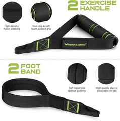 Portable Pilates Bar Kit with Adjustable Resistance Bands for All Fitness Levels