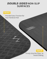 Oversized Non-Slip Yoga Mat 6’x4′ – Perfect for Pilates, Stretching & Fitness