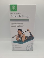 Gaiam Stretch Strap, 60 inches, Grey – NEW – Multi Grip