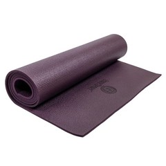 Body Sport 1/4″ Yoga Mat, Purple – High-Density, Non-Slip Surface with Shock