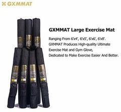 Gxmmat Large Yoga Mat 72″x 48″(6’x4′) x 7mm for Pilates Stretching Home Gym Work
