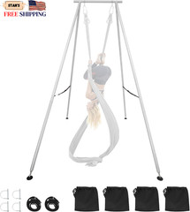 Yoga Stand Frame 9.6 ft Aerial Silk Swing Stand Max 551.2 lbs Load Capacity T…