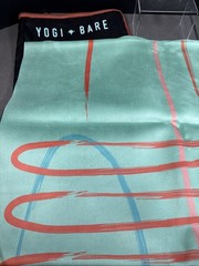 Yoga Pilates Folding Travel Mat Easy Carry Class Beach Park W/Bag 68 X 24