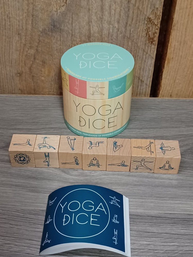 Yoga Dice Set Of 7 Dice Posesand Instructions