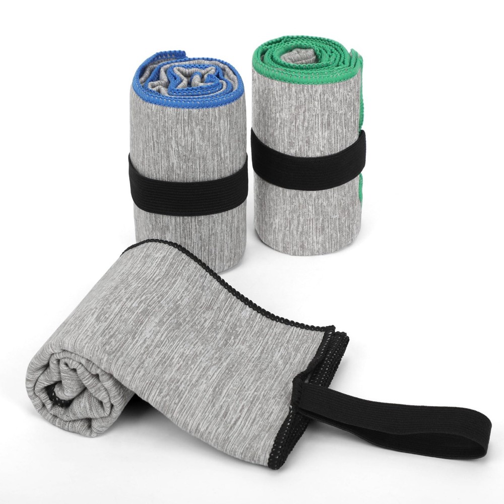 NUOYEE 3 Pack Microfiber Gym Towel Fast Drying 15.5 inches x 31 inches, 3pcs