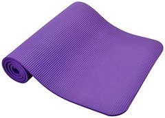 1/2-Inch Extra Thick High Density Anti-Tear Exercise Yoga Mat with Knee Purple