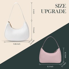 Shoulder Bags for Women Hobo Tote Handbag Mini Clutch Purse with Zipper Suita…