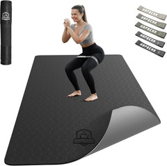 Large Yoga Mat – 72″X36″X6Mm (1/4 Inch), Extra Wide Non-Slip Exercise Mat for Ho