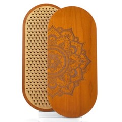 Sadhu Board with Thermal Ash “Mandala” Galvanized Nails 10 mm/0.4 inch
