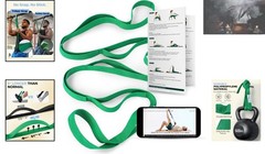 Versatile Stretching Strap for Yoga & Pilates – 10 Loop Design for Flexibility