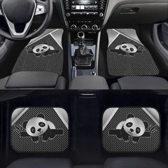 Howilath Panda Print Floor Mat for Car Rubber Anti-Slip Carpets Cushion All W…