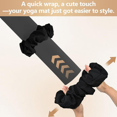 Yoga Mat Scrunchie – Durable Elastic Holder for Standard Mats (Mat Not Included)