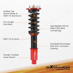 Coilovers for Honda Acoord 2008-2012, for Acura TSX 2009 Accord 2008-2012