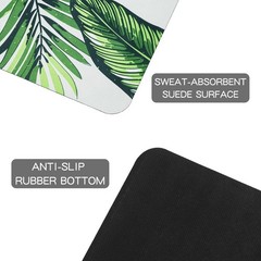 Travel Yoga Mat, Non-slip Foldable Fitness Mat With Carry Bag Green