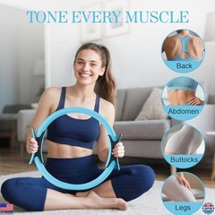 Ultimate Women’s Pilates Kit – Magic Circle, Toning Ball & 5 Resistance Bands