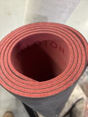 Peloton Reversible Workout Mat 71″ x 26″ Black And Red New