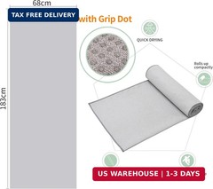 3 Pack Yoga Mat Towels with Grip Dot, Hot Yoga Towel Non Slip Yoga Mat Towel Non