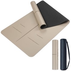 Natural Rubber Yoga Mat Non Slip Non Toxic 72’’x26.8”x5mm Hot Yoga, Pilat…