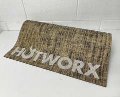 Hotworx Exercise Yoga Mat 72″ x 24″ Non-Slip Textured Hemp Fiber Gym Workout